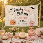Spooky Birthday Linen Tapestry – main product view