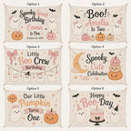 Spooky Birthday Linen Tapestry – product photo 2