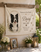 Personalized Pet Memorial Linen Tapestry – product photo 7