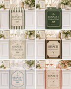 Custom Cocktail Club Wedding Banner – product photo 2