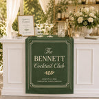 Custom Cocktail Club Wedding Banner – product photo 4