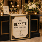 Custom Cocktail Club Wedding Banner – product photo 7