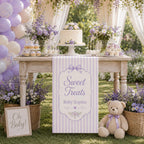 Personalized Baby Shower Sweet Treats Table Runner – product photo 8