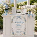 Something Blue Wedding Bar Runner – product photo 6