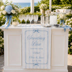 Something Blue Wedding Bar Runner – product photo 7