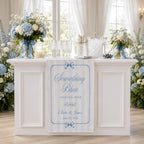 Something Blue Wedding Bar Runner – product photo 10