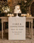 Personalized Wedding Dessert Table Runner – product photo 8