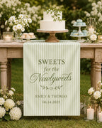 Personalized Wedding Dessert Table Runner – product photo 10