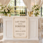Personalized Wedding Bar Sign, Satin Cocktail Banner – product photo 5