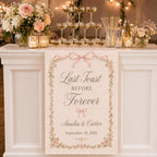 Personalized Wedding Bar Sign, Satin Cocktail Banner – product photo 7