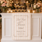 Personalized Wedding Bar Sign, Satin Cocktail Banner – product photo 10