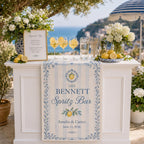 Personalized Lemon Spritz Bar Wedding Fabric Banner – product photo 10