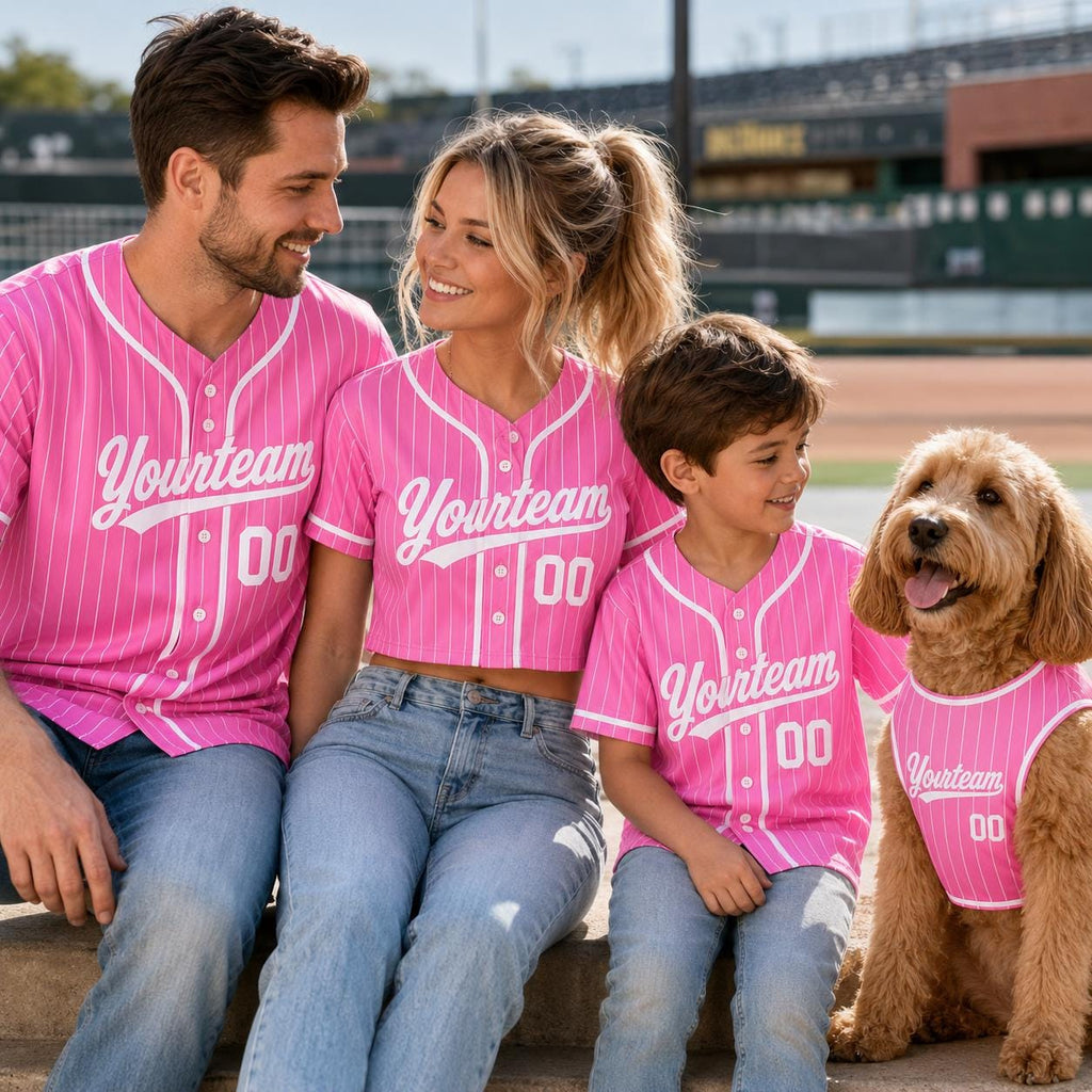 Matching Family Baseball Jersey, Custom Team Name Jersey Shirt, Personalized Baseball Outfit, Family Game - product image 1