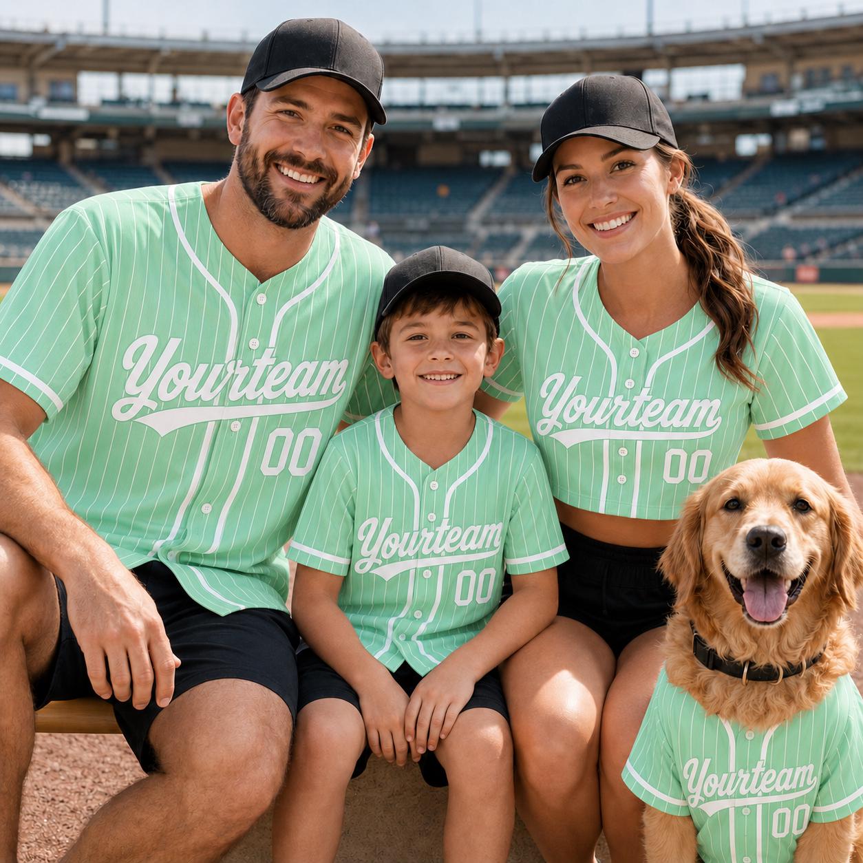 Matching Family Baseball Jersey, Custom Team Name Jersey Shirt, Personalized Baseball Outfit, Family Game - product image 6