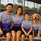 Custom Baseball Jersey, Personalized Team Name Shirt, Gradient Sports Outfit – product photo 8