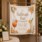 Citrus Wedding Bar Linen Tapestry – product photo 4