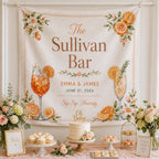 Citrus Wedding Bar Linen Tapestry – product photo 6