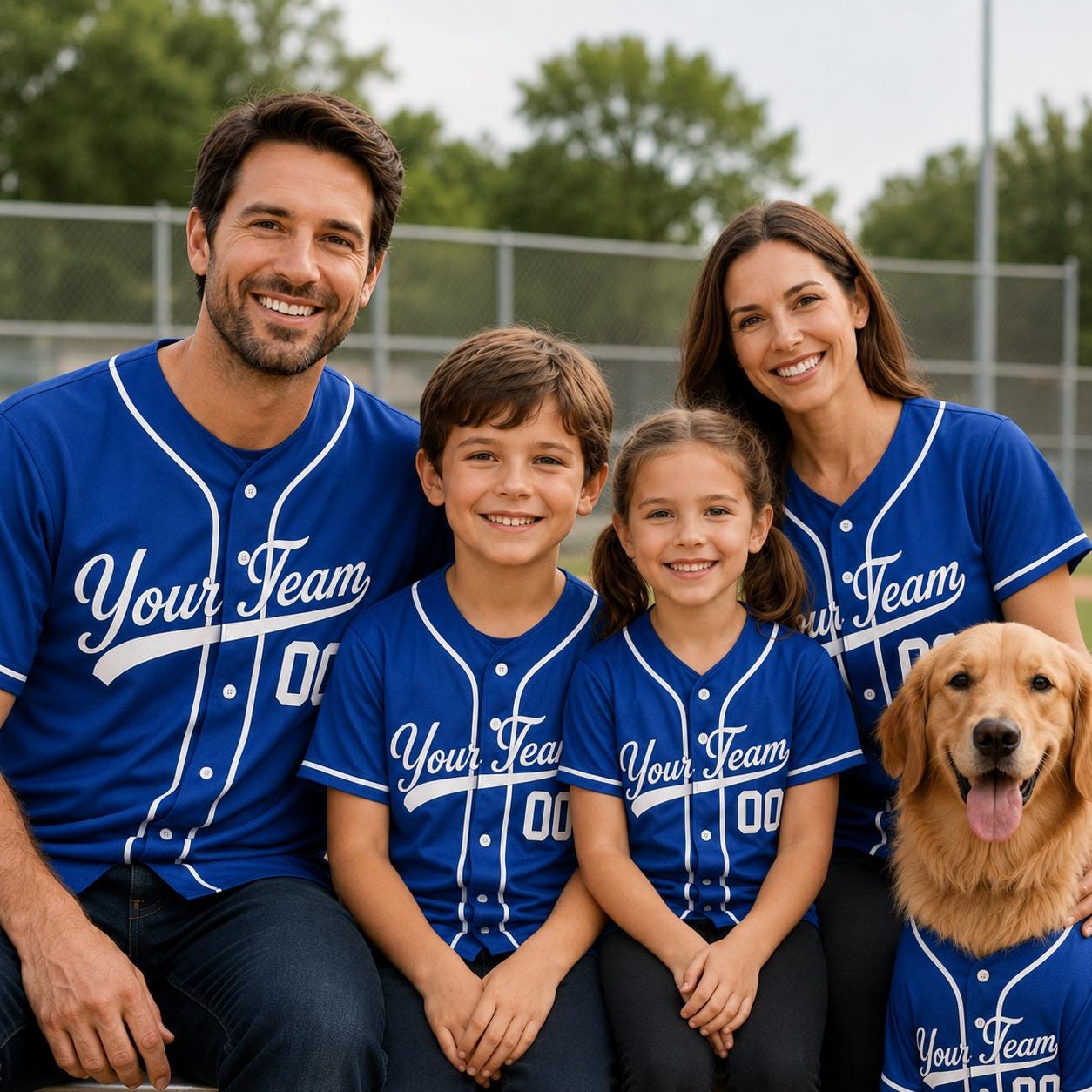 Custom Baseball Jersey Shirt, Personalized Team Name, Matching Game Day Button Up - product image 1
