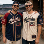 Custom Patriotic Baseball Jersey – main product view