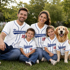 Custom Baseball Jersey, Personalized Team Name Shirt, Family Game Day Outfit – product photo 6