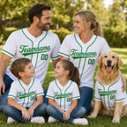 Custom Baseball Jersey, Personalized Team Name Shirt, Family Game Day Outfit – product photo 7