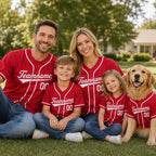 Custom Baseball Jersey, Personalized Team Name Shirt, Family Game Day Outfit – product photo 10