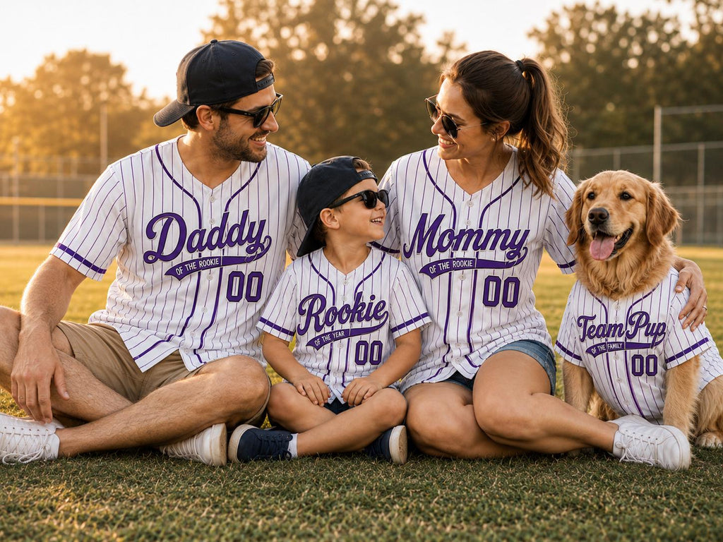 Matching Rookie Family Baseball Jerseys, Custom Team Name Shirt, Personalized Outfit - product image 10