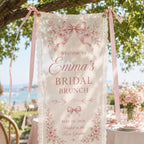 Bridal Brunch Lace Banner, Personalized Sheer Welcome Sign – product photo 7
