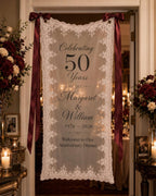 Anniversary Dinner Lace Banner – product photo 8