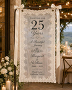 Anniversary Dinner Lace Banner – product photo 9