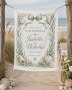 Coastal Wedding Linen Tapestry – product photo 8
