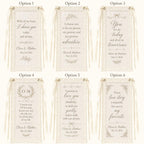 Wedding Vows Lace Banner, Personalized Sheer Ceremony Sign – product photo 2