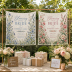 Wildflower Bridal Shower Linen Tapestry – product photo 8