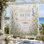 Wildflower Bridal Shower Linen Tapestry – main product view