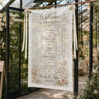Love Story Lace Banner, Personalized Wedding Timeline Sign – product photo 9