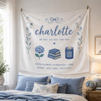 Personalized Name Linen Tapestry – product photo 5