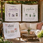 Personalized Name Linen Tapestry – product photo 7