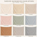 Personalized Linen Birthday Backdrop – product photo 2