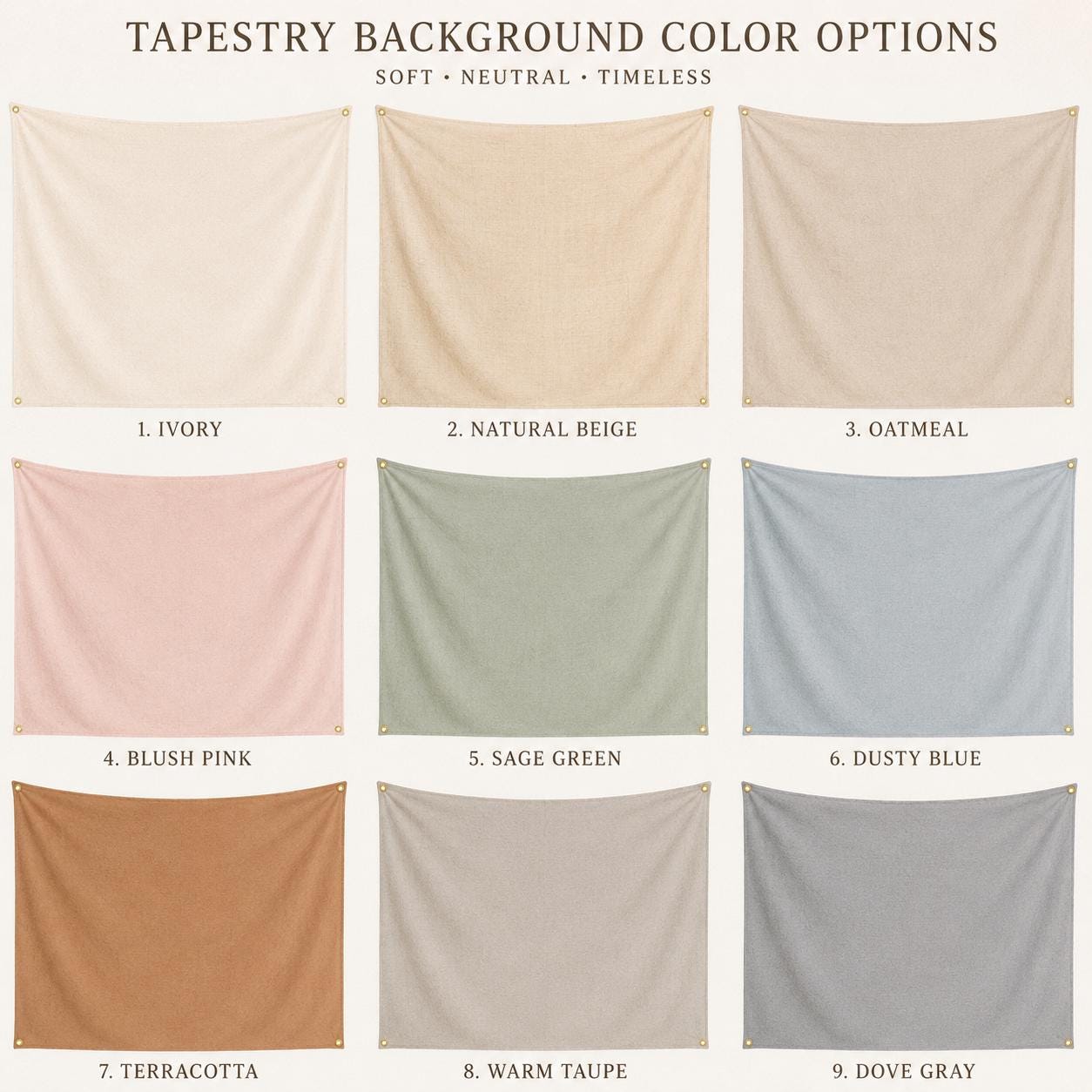 Personalized Linen Birthday Backdrop, Neutral Boho Party Decor, Custom Name Banner - product image 2