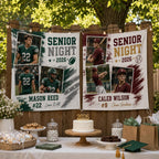 Senior Night Sports Linen Tapestry – product photo 7