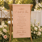 Memorial Wedding Chair Banner – product photo 4
