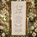 Wedding Memorial Fabric Banner – main product view