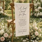 Wedding Memorial Fabric Banner – product photo 4