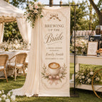 Bridal Shower Coffee Bar Banner – main product view