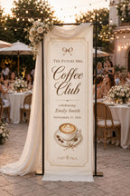Bridal Shower Coffee Bar Banner – product photo 7
