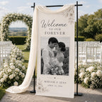 Personalized Wedding Photo Fabric Banner – product photo 6