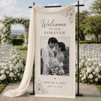 Personalized Wedding Photo Fabric Banner – product photo 8