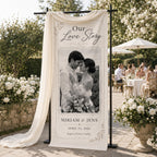 Personalized Wedding Photo Fabric Banner – product photo 9