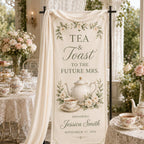 Bridal Tea Party Fabric Banner – product photo 4