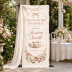 Bridal Tea Party Fabric Banner – product photo 7